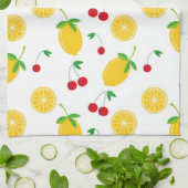Illustratief Lemons-ontwerp Theedoek (Gevouwen)