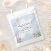 Illustratief Mermaid Baby shower Bedankzakje (Geknipt)