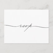 Illustratief met de hand getrokken briefkaart rsvp (Voorkant)