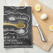 Illustratief ontbijtkoek theedoek (Quarter Fold)