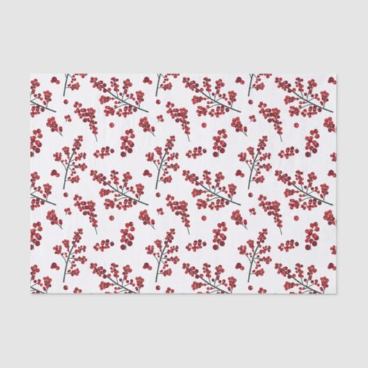 Illustratief papier van Red Holly Berries (Voorkant)