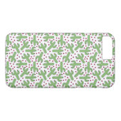 Illustratief patroon Cactus & Roze bloemen Case-Mate iPhone Case (Achterkant (Horizontaal))