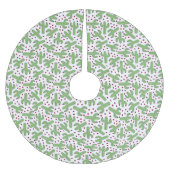 Illustratief patroon Cactus & Roze bloemen Kerstboom Rok (Voorkant)