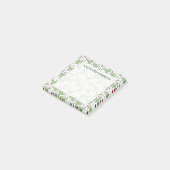 Illustratief patroon Cactus & Roze bloemen Post-it® Notes (Schuin)