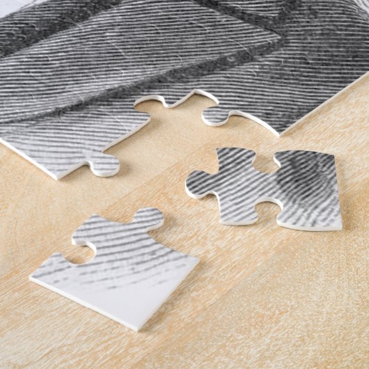 Illustratief portret van Ulysses S. Grant Legpuzzel (Zijkant)