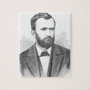 Illustratief portret van Ulysses S. Grant Legpuzzel
