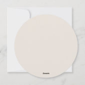 Illustratief Roos behalve de datum in uitnodiging (Achterkant)