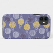 Illustratief ruimtepatroon Case-Mate iPhone case (Achterkant (horizontaal))
