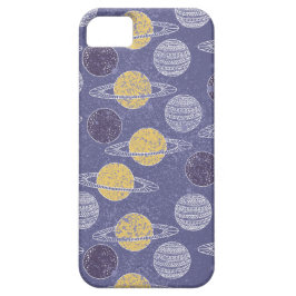 Illustratief ruimtepatroon iPhone 11 hoesje