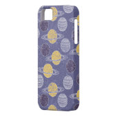 Illustratief ruimtepatroon Case-Mate iPhone case (Achterkant Links)