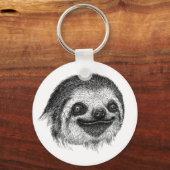 Illustratief sleufgezicht sleutelhanger (Voorkant)