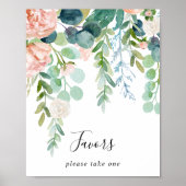 Illustratief symbool voor kleurrijke tropische flo poster (Voorkant)