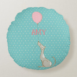 Illustratief tekenfilmdecor voor kinderen rond kussen