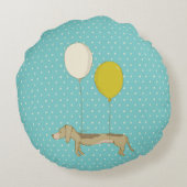 Illustratief tekenfilmdecor voor kinderen rond kussen (Achterkant)