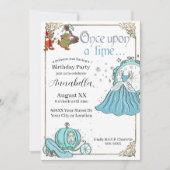 Illustratief thema Assepoester Fairy Tale Kaart (Voorkant)