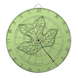 Illustratief Tulp Tree Leaf Dartbord