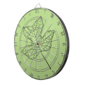 Illustratief Tulp Tree Leaf Dartbord (Voorkant Rechts)