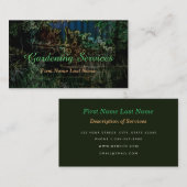 Illustratief Visitekaartje van Gardener Gardening (Voorkant / Achterkant)