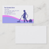 Illustratief Visitekaartje voor reinigen (Voorkant / Achterkant)