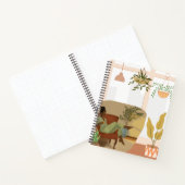 Illustratief Vrouw Journaling Notitieboek (Binnen)