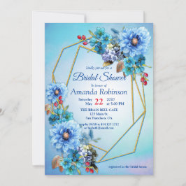 Illustratief Waterverf Moonbloem-Vrijgezellenfeest Kaart