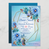 Illustratief Waterverf Moonbloem-Vrijgezellenfeest Kaart (Voorkant / Achterkant)