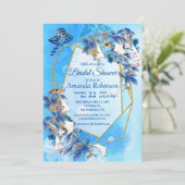 Illustratief Waterverf Moonbloem-Vrijgezellenfeest Kaart (Staand voorkant)