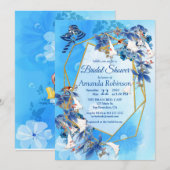 Illustratief Waterverf Moonbloem-Vrijgezellenfeest Kaart (Voorkant / Achterkant)