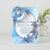 Illustratief Waterverf Moonbloem-Vrijgezellenfeest Kaart (Staand voorkant)