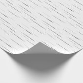 Illustratief White Grey Birch Bark Geïnspireerd Pa Cadeaupapier (Hoek)