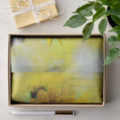 Illustratief Zonnebloemweefselpapier Tissuepapier (Geschenk)