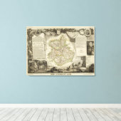 Illustratiekaarten Canvas Afdruk (Insitu (Houten vloer))