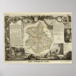 Illustratiekaarten Poster