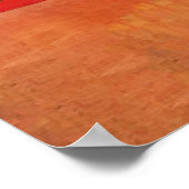  illustratiekat in gele kom poster (Hoek)