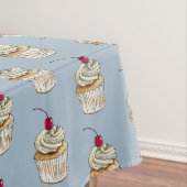 Illustratiepatroon Cupcake-Waterverf Tafelkleed (Voorbeeld)