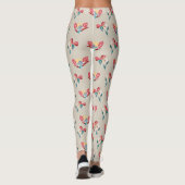 Illustratiepatroon Floral Faeries Leggings (Achterkant)