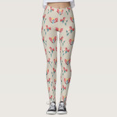 Illustratiepatroon Floral Faeries Leggings (Voorkant)