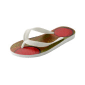 Illustratiepatroon Kinder Teenslippers (Schuin)