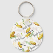 Illustratiepatroon V1 van het kleurenbrood Sleutelhanger (Voorkant)