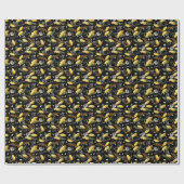 Illustratiepatroon V2 van de knoflookbrood Cadeaupapier (Vlak)