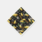 Illustratiepatroon V2 van de knoflookbrood Servet (Hoek)