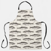 Illustratiepatroon vis schort (Voorkant)