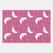 Illustratiepatroon vogelNatuur Waterverf kunst Ill Inpakpapier Vel (Voorkant 2)