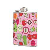 illustratiepatroon voor fruitkeuken heupfles (Links)