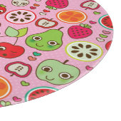 illustratiepatroon voor fruitkeuken snijplank (Hoek)