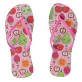 illustratiepatroon voor fruitkeuken teenslippers (Voetbed)