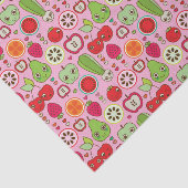 illustratiepatroon voor fruitkeuken tissuepapier (Detail)