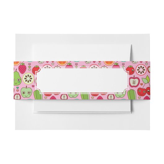 illustratiepatroon voor fruitkeuken uitnodigingen wikkel (Voorkant Voorbeeld)