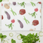 Illustratiepatroon voor groenten theedoek (Gevouwen)