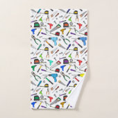 Illustratiepatroon voor hardware-illustratie voor  bad handdoek (Handdoek)